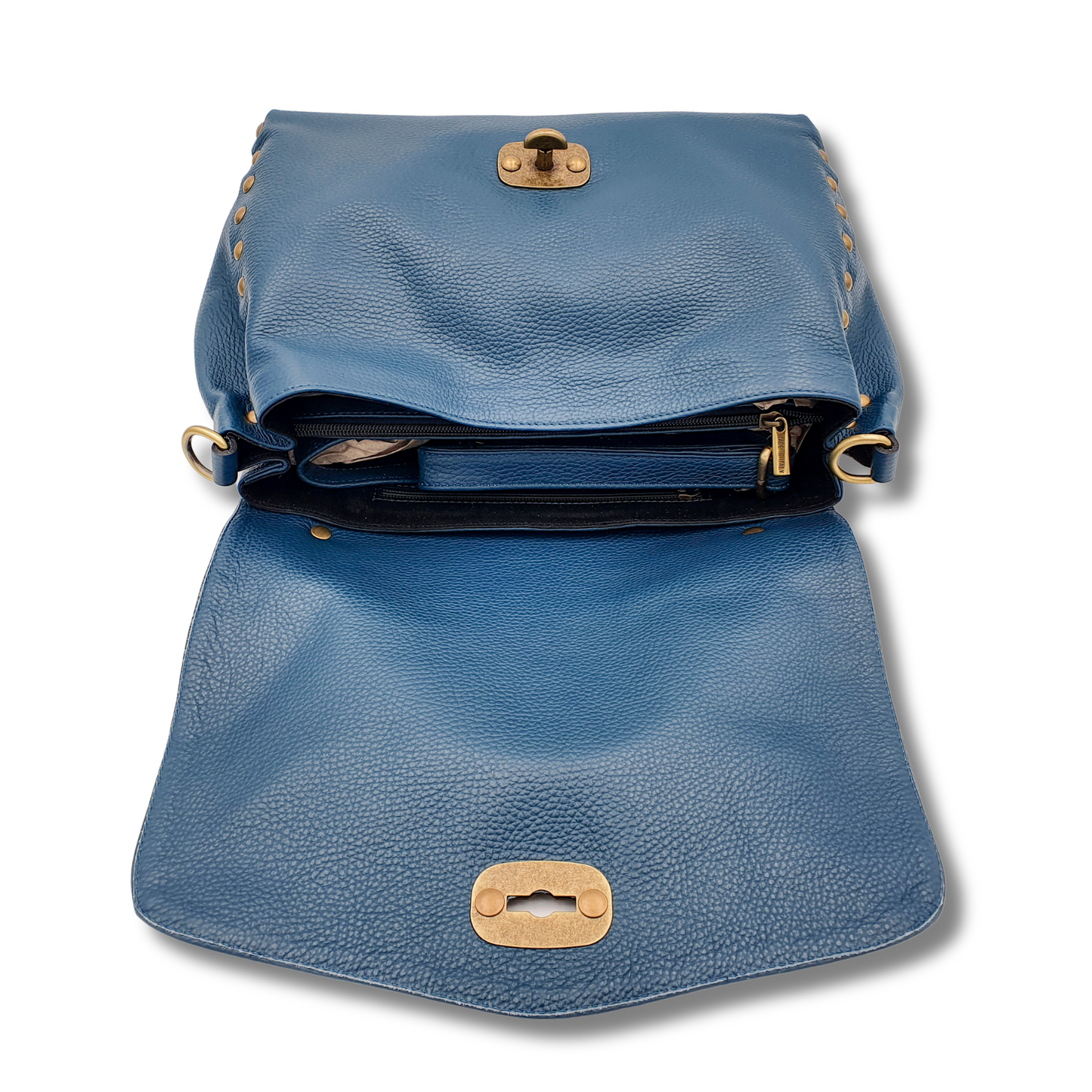 Borsa stile postino/portalettere in pelle