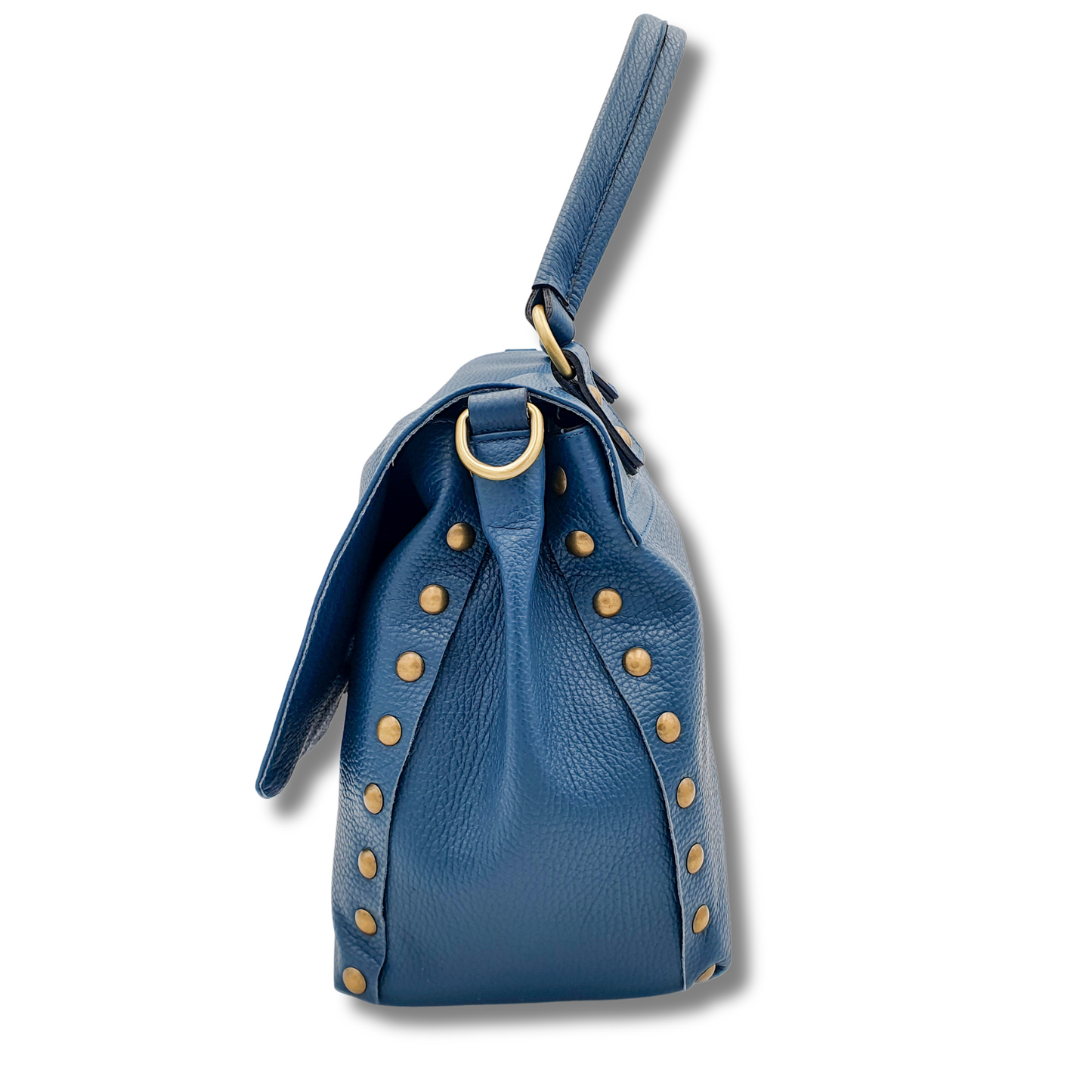 Borsa stile postino/portalettere in pelle