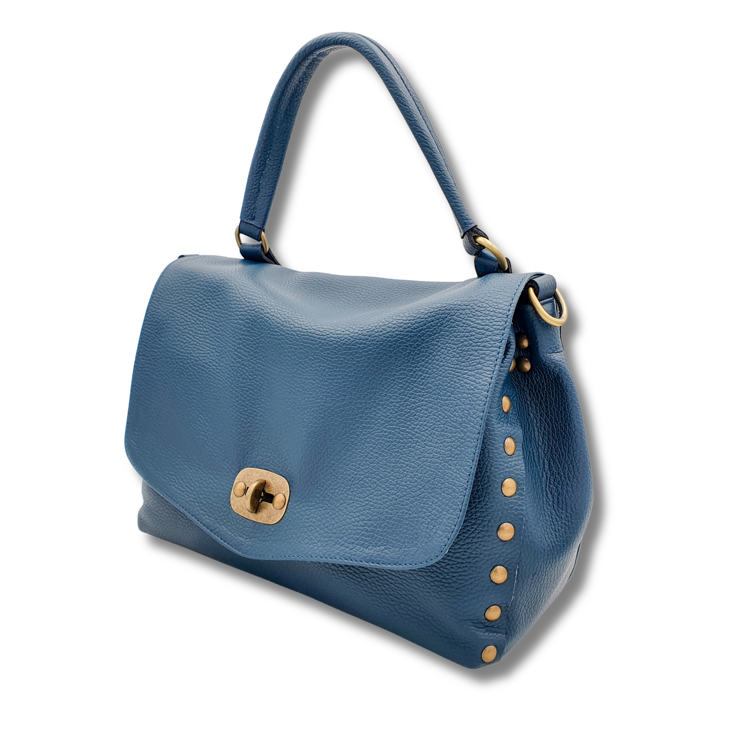 Borsa stile postino/portalettere in pelle
