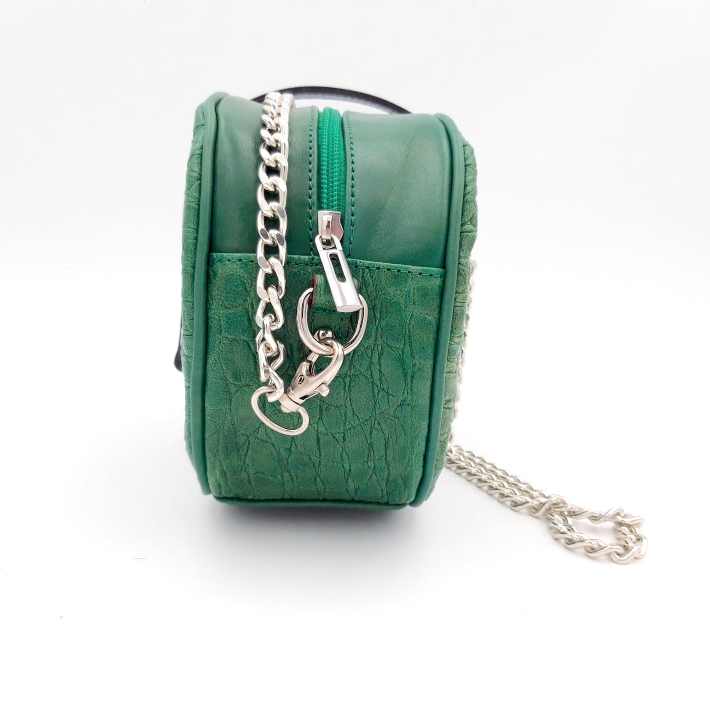 Borsa Ovale in vera pelle