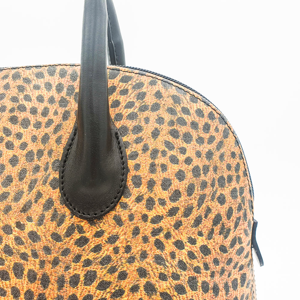 
                  
                    Borsa in vera pelle stampata stile leopardo
                  
                